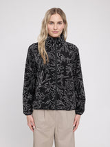 Printed Fleece Zip Jacket black/branches
