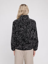 Printed Fleece Zip Jacket black/branches