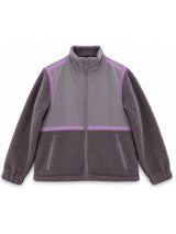 Material-Mix Zip Jacket warm mud/sparrow