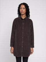 Corduroy Dress dark chocolate