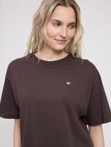 Back Print T-Shirt black coffee/tarot