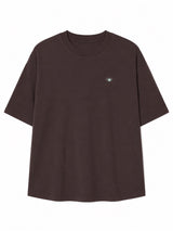 Back Print T-Shirt black coffee/tarot