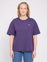 Back Print T-Shirt deep purple/rise