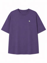 Back Print T-Shirt deep purple/rise