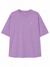 Back Print T-Shirt grape pink/off the grid