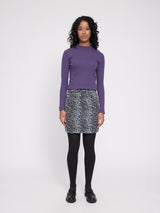 Basic Turtleneck Longsleeve deep purple
