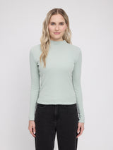 Basic Turtleneck Longsleeve light aqua