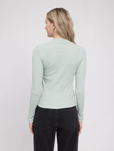 Basic Turtleneck Longsleeve light aqua
