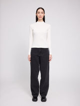 Basic Turtleneck Longsleeve offwhite