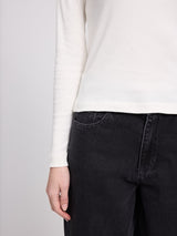 Basic Turtleneck Longsleeve offwhite