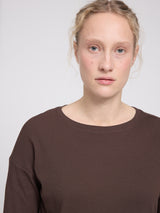Rib Jersey Longsleeve black coffee