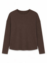 Rib Jersey Longsleeve black coffee