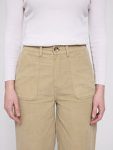 Relaxed Corduroy Pants light khaki