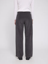 Pleated Corduroy Pants anthra