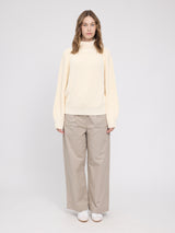 Chunky Knit Turtle Neck Jumper tofu
