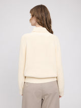 Chunky Knit Turtle Neck Jumper tofu